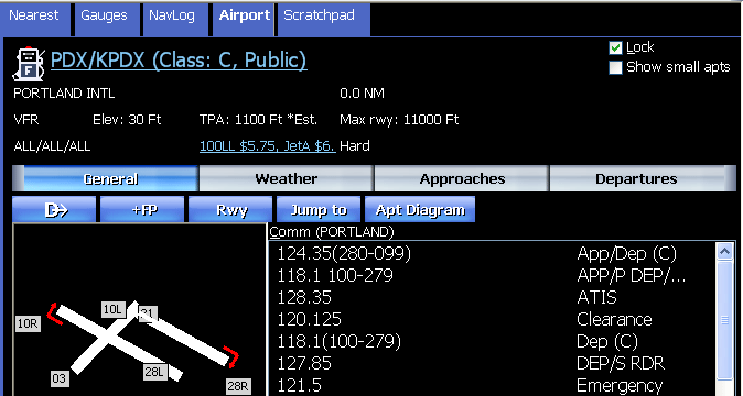 Airport Fuel Info